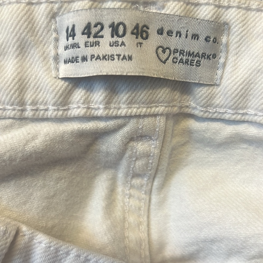 White Ripped Jeans - Picture 3 of 3